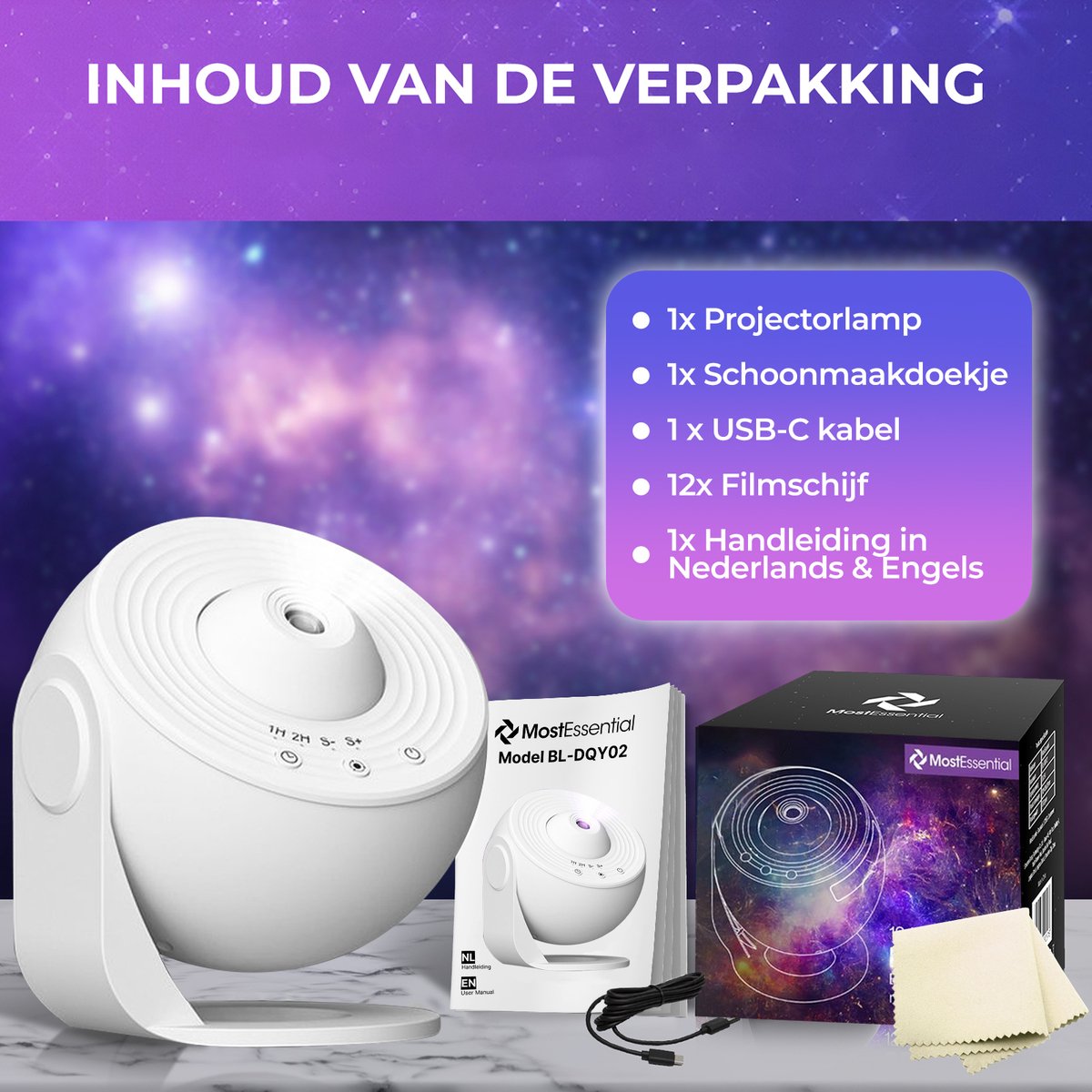 Sterrendroom 12-in-1 Projector
